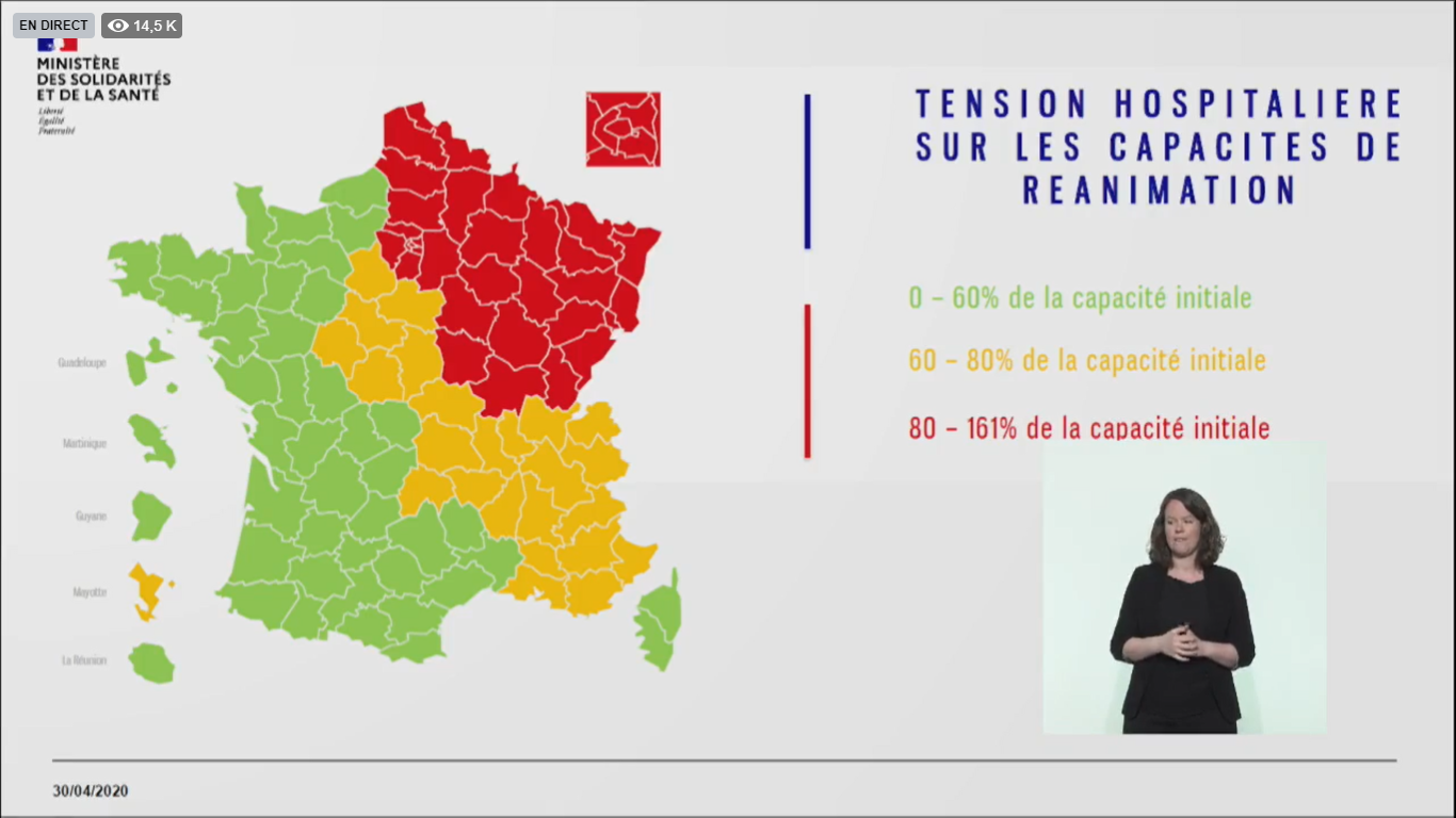 CARTE COVID19 la Martinique est en vert